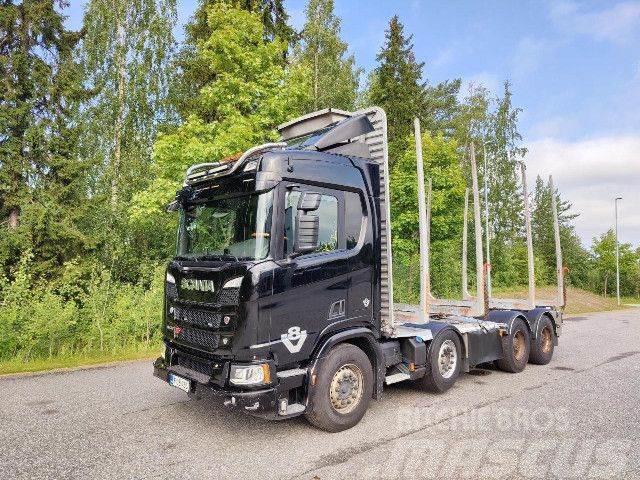 Scania R 730 B8x4NB, Korko 1,99% Camiões de transporte de troncos