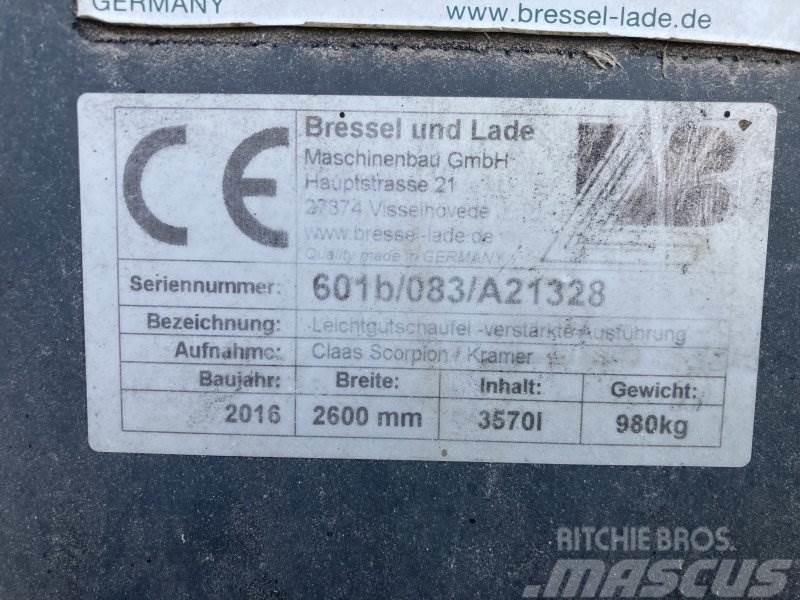 Bressel & Lade Leichtgutschaufel 260cm Acessórios de carregadora frontal