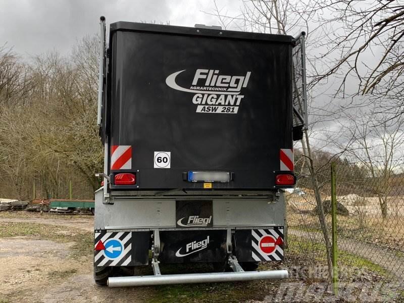 Fliegl ASW 281 GIGANT FOX + Top Lift Light 40m³ Outros reboques agricolas