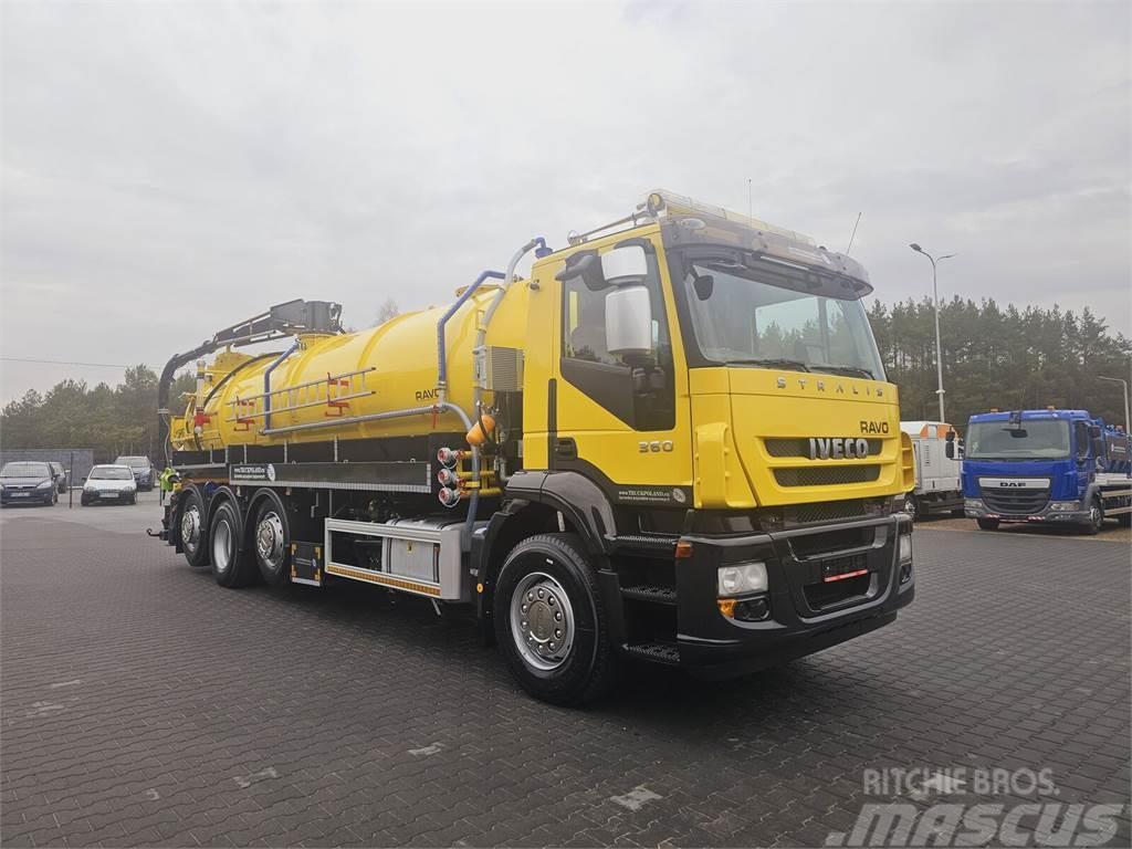 Iveco RAVO WUKO FOR CHANNEL CLEANING druck saug kanal Camiões Municipais / Uso Geral