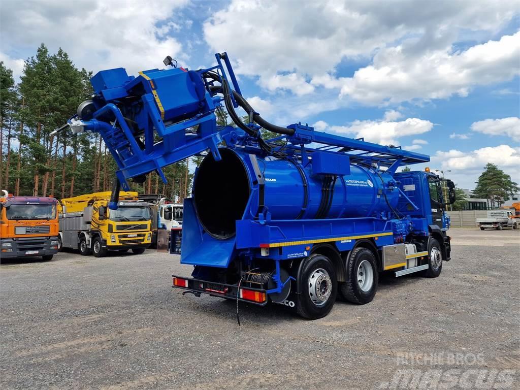 Iveco WUKO MULLER KOMBI FOR CHANNEL CLEANING Camiões Aspiradores Combi