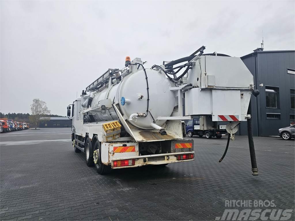 Mercedes-Benz WUKO MULLER COMBI FOR SEWER CLEANING Camiões Aspiradores Combi