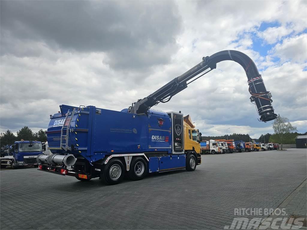 Scania DISAB ENVAC Saugbagger vacuum cleaner excavator su Escavadoras especiais