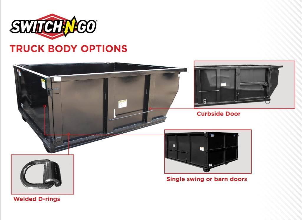  SWITCH-N-GO 14ft. Container Outros componentes