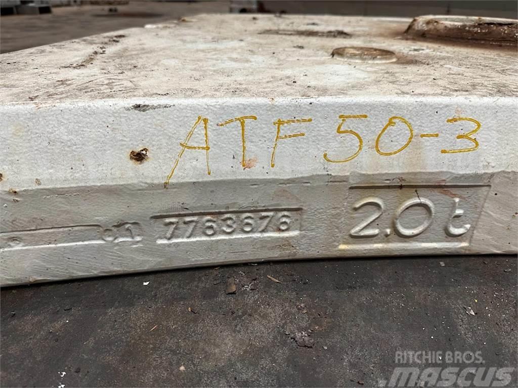 Faun ATF 50-3 counterweight 2 ton Peças e equipamento de gruas