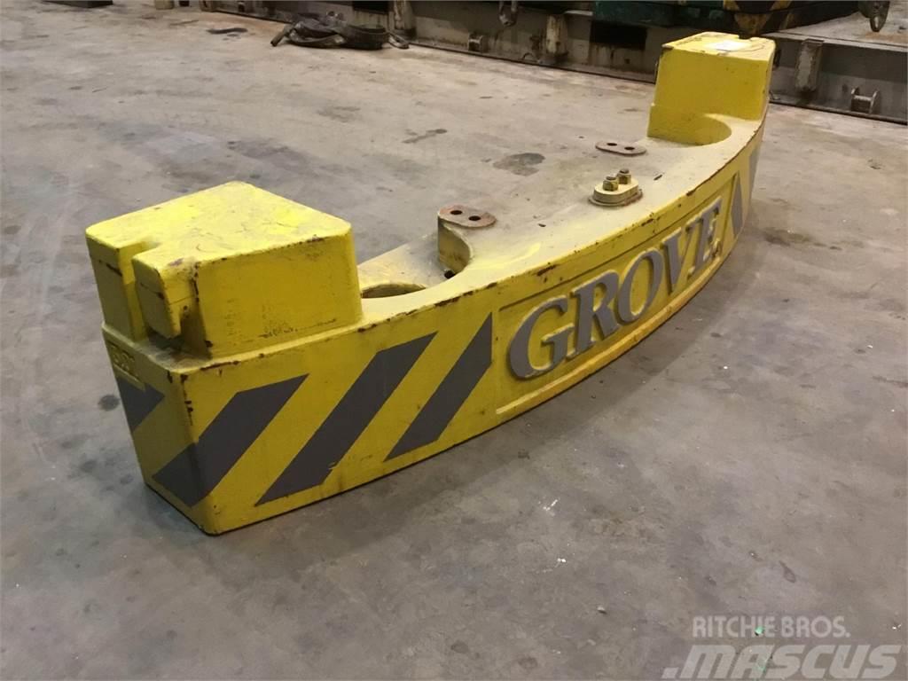 Grove GMK 2035 counterweight 3.0 ton Peças e equipamento de gruas