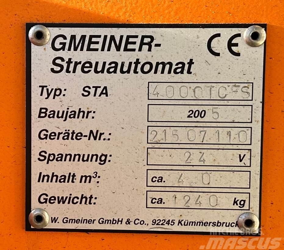 Unimog Salzstreuer Gmeiner 4000TCFS Espalhadores de areia e sal