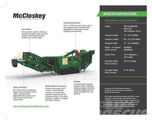 McCloskey I44RV3HD Britadeiras