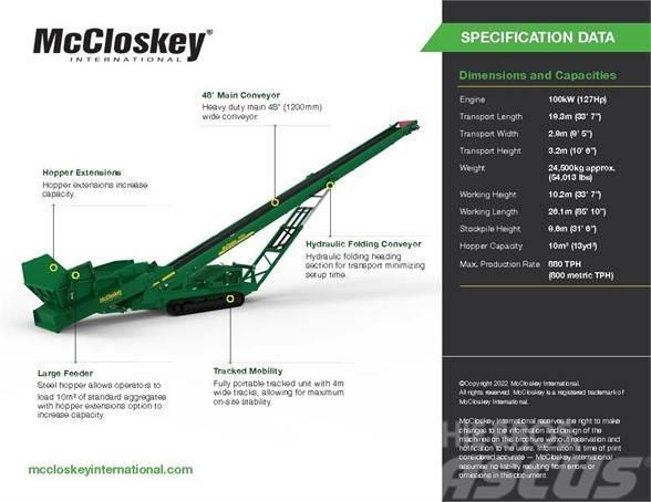 McCloskey RF80 Transportadores
