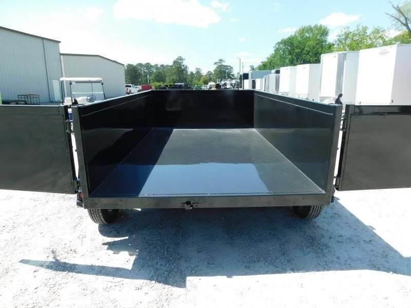  Covered Wagon Trailers 6x10 Dump with Tarp Reboques basculantes