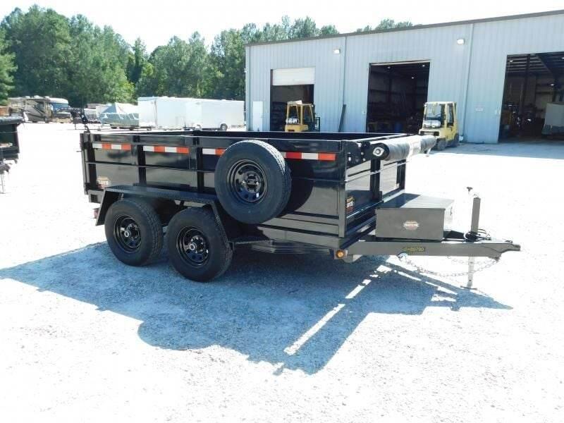  Covered Wagon Trailers 6x10 Dump Reboques basculantes