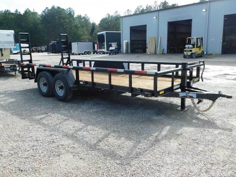 Texas Bragg Trailers 18' Big Pipe with 6000lb Axles Outros