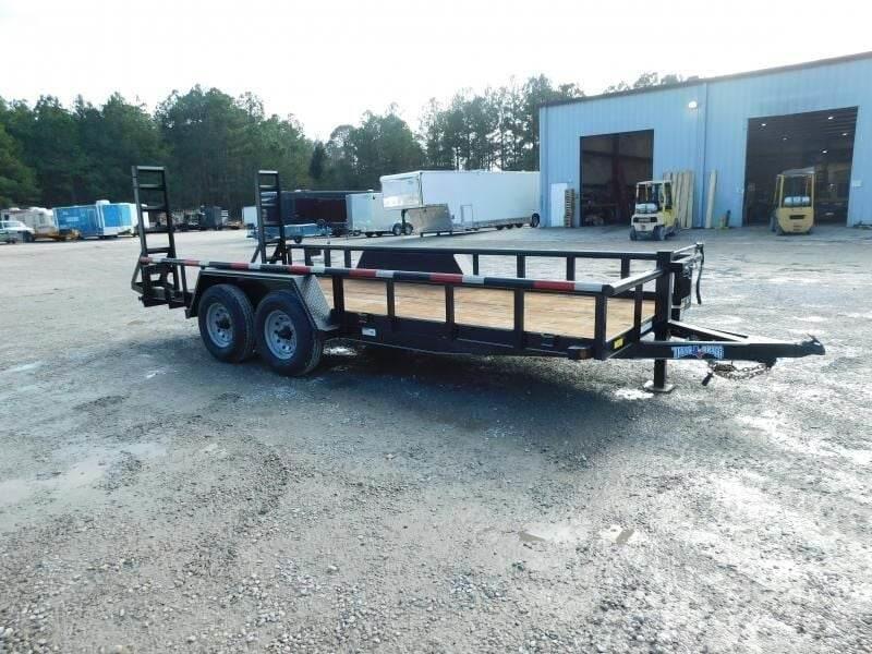 Texas Bragg Trailers 18' Big Pipe with 7000lb Axles Outros