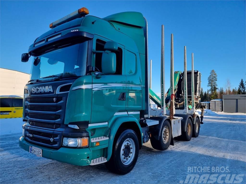 Scania R730 8x4 Camiões de transporte de troncos