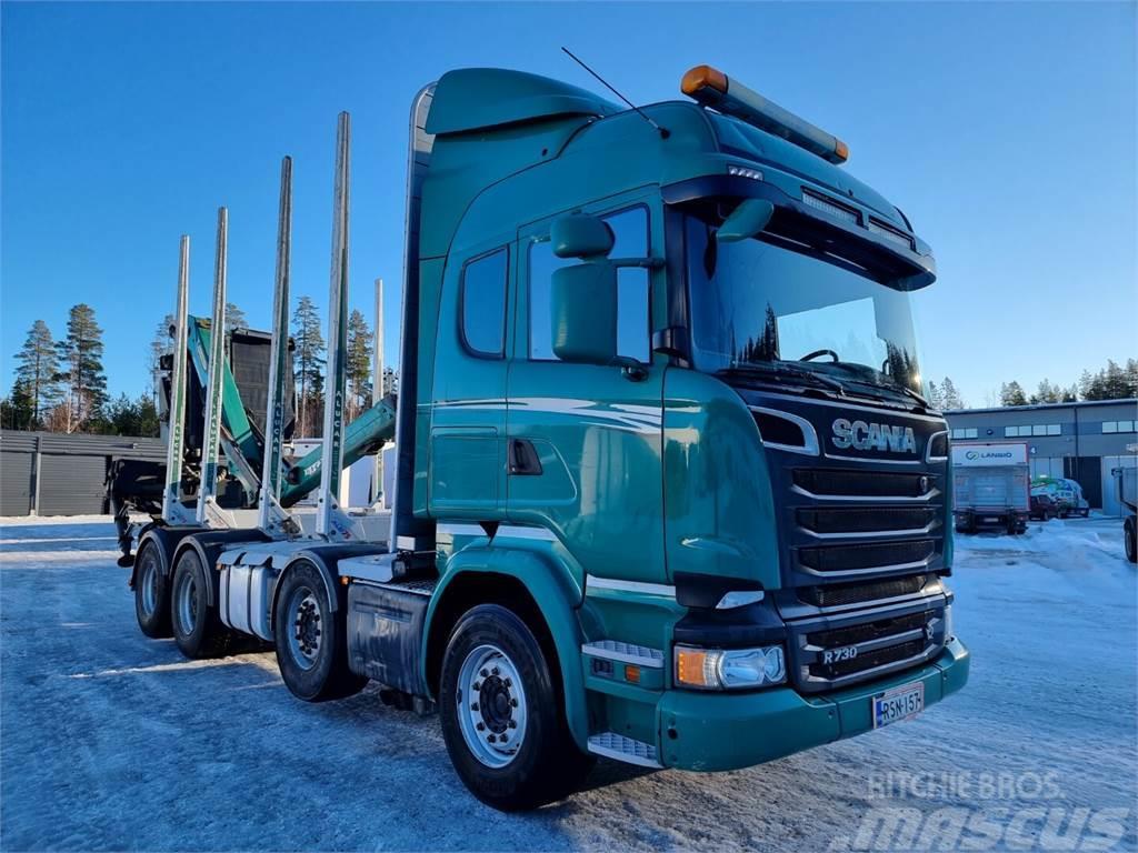Scania R730 8x4 Camiões de transporte de troncos