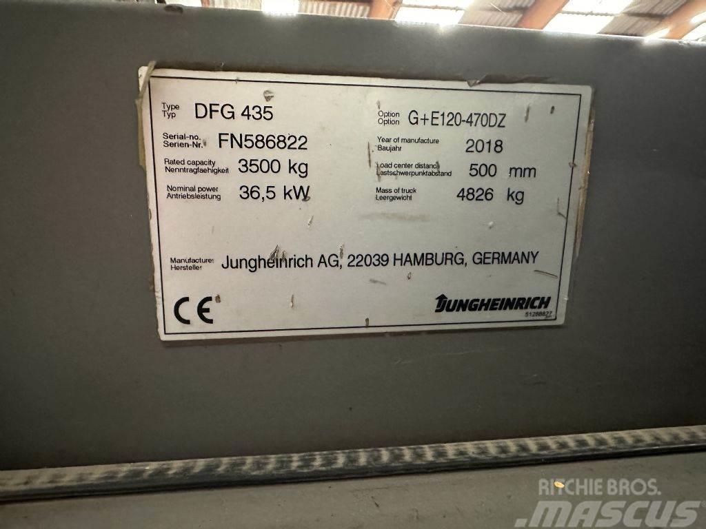 Jungheinrich DFG 435 - TRIPLEX 4,7 m Empilhadores Diesel