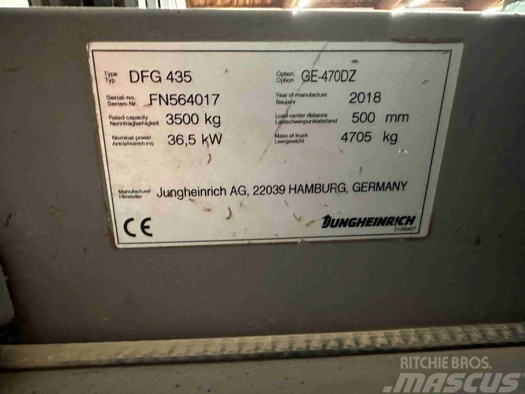 Jungheinrich DFG 435 - TRIPLEX 4,7 m Empilhadores Diesel
