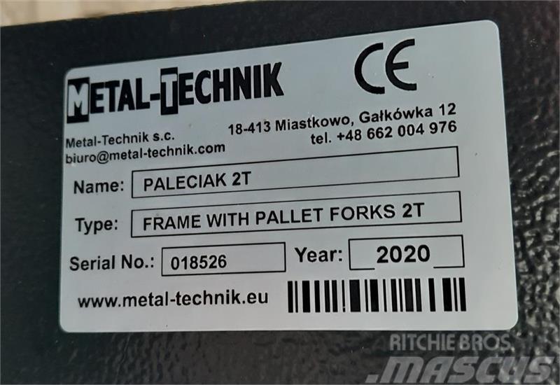 Metal-Technik Paleciak 2T Forquilhas
