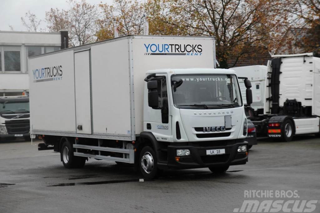 Iveco Eurocargo 120E18 EEV Koffer 7,5m Seiten Tür LBW Camiões de caixa fechada