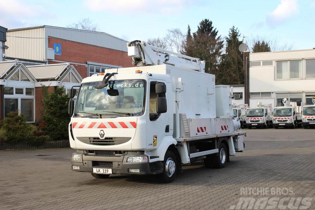 Renault Midlum 220 Bühne EN160TPC 16m 2 Per.Korb Klima Plataformas aéreas montadas em camião