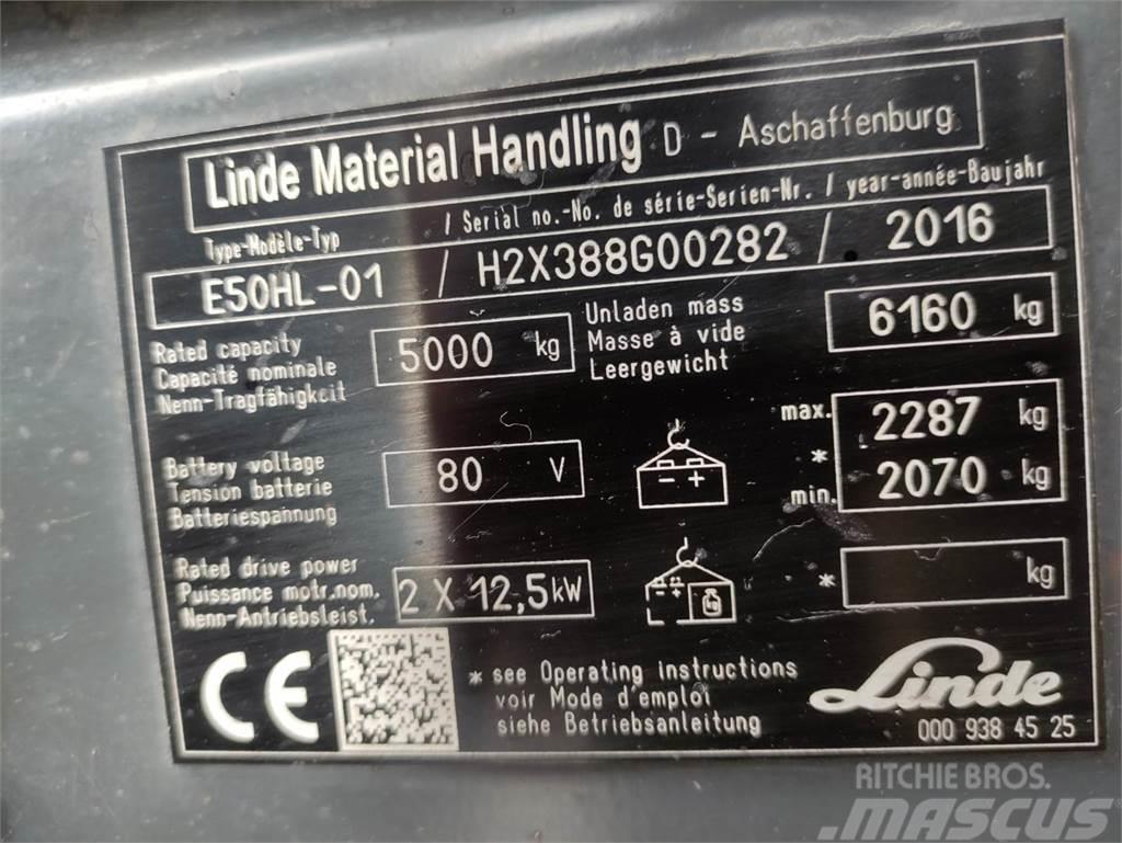 Linde E50HL-01-388 Empilhadores eléctricos